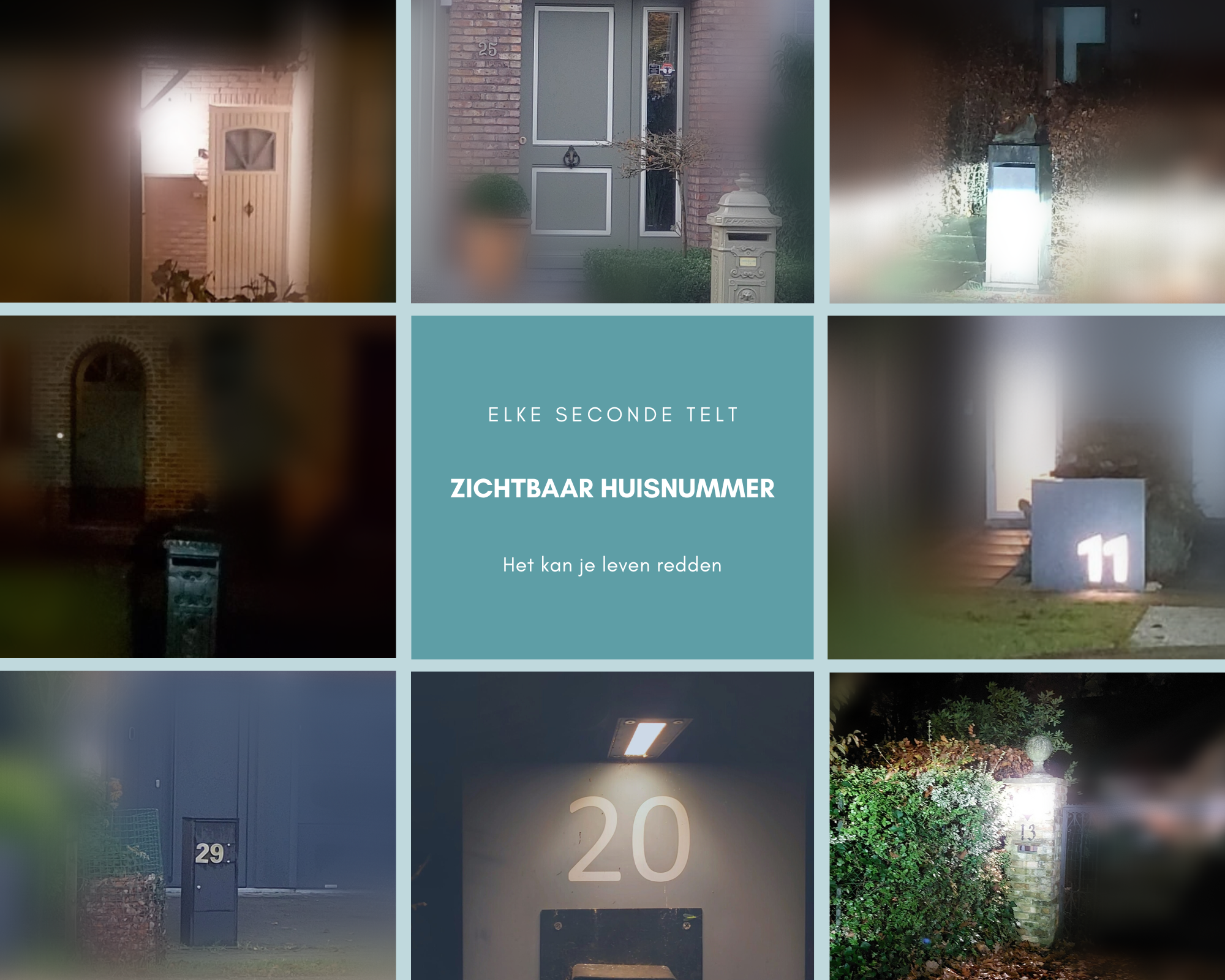 Zichtbaar huisnummer
